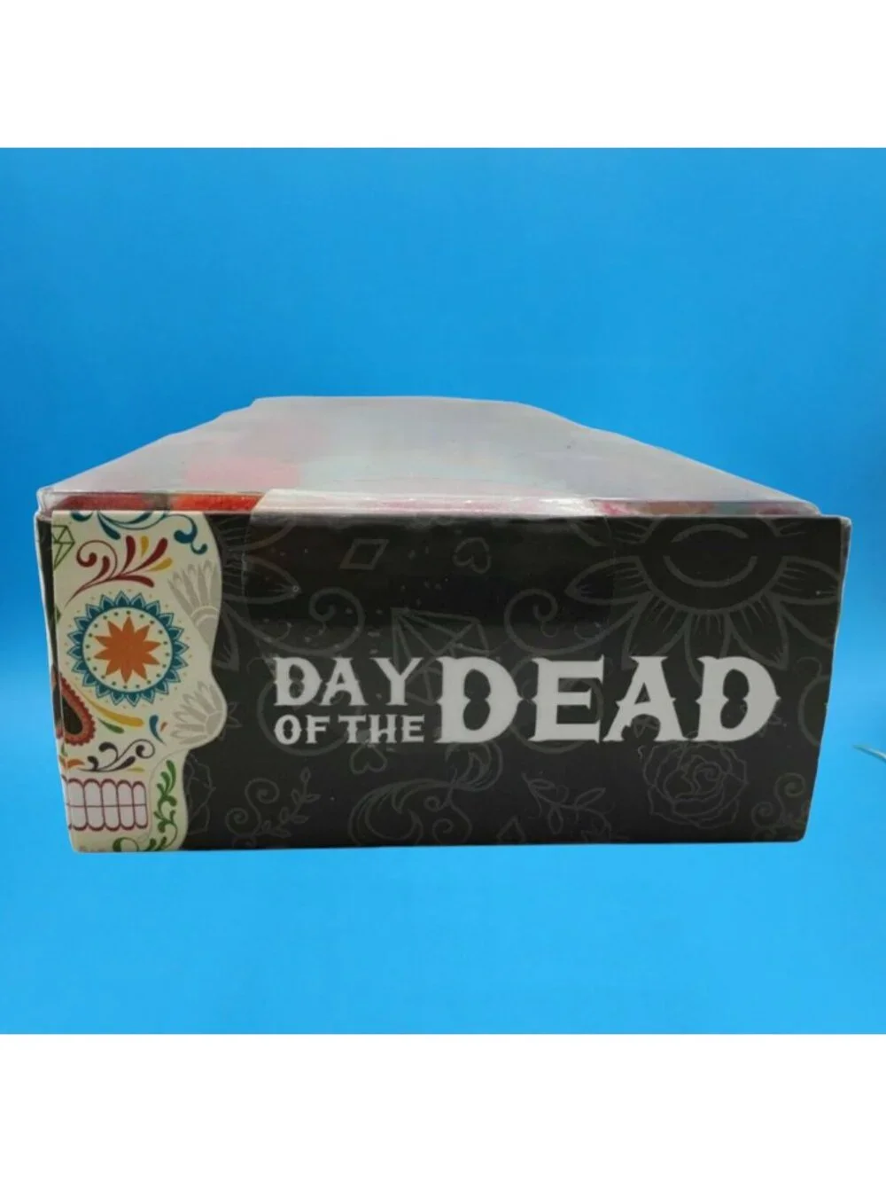 Sugar Skull Garland Day of the Dead Poms Poms Tassels Halloween Banner 7ft